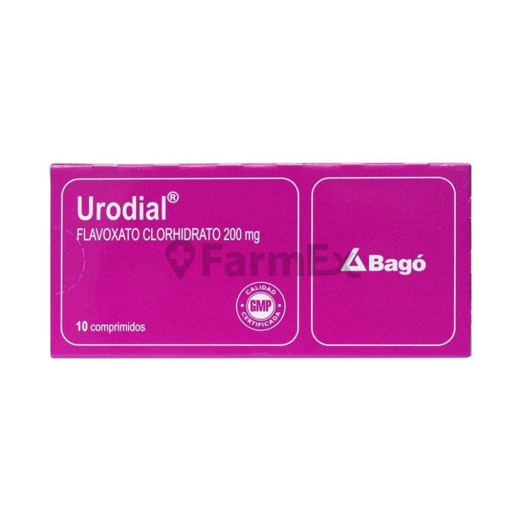 Urodial 200 mg x 10 comprimidos Farmex-Fonasa-Persistente